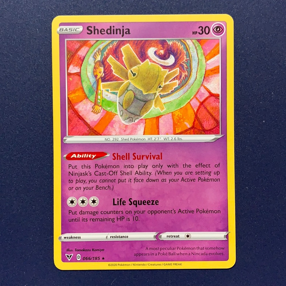 Shedinja Pokémon card 66/185